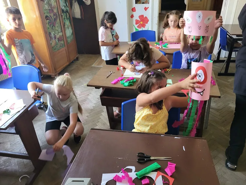 Activitate la Clubul Copiilor Făgăraș