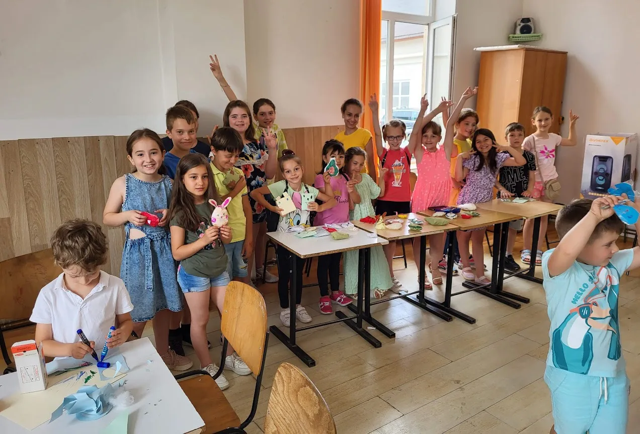 Activitate la Clubul Copiilor Făgăraș